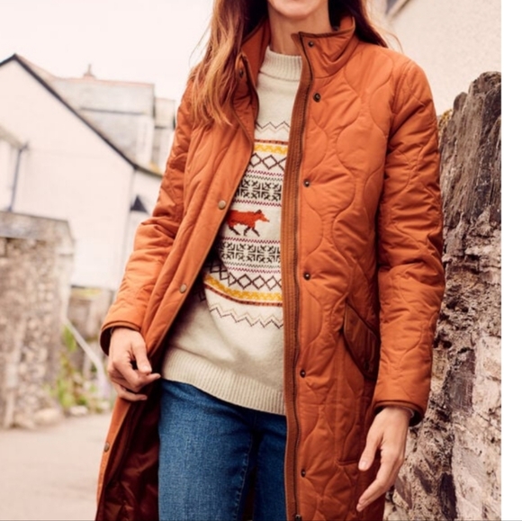 Fair Isle Highland Fox Mockneck Cotton Blend Pullover Sweater L - Picture 10 of 11